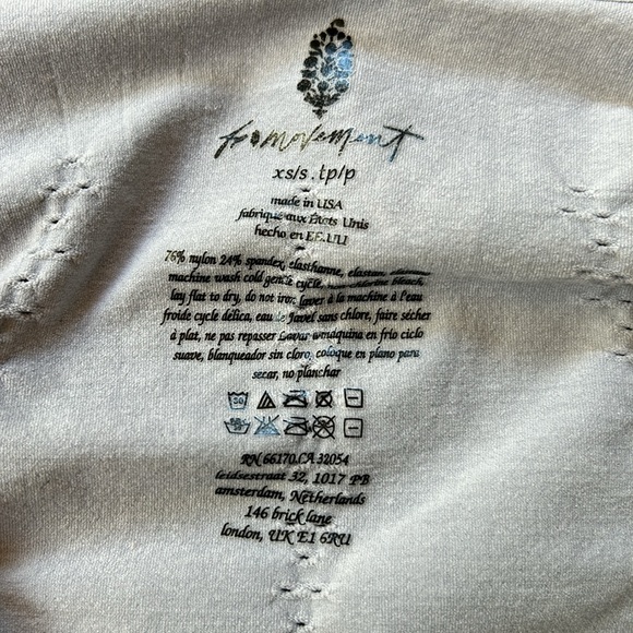 NWOT! FP Free People Movement Good Karma Long Sleeve Runsie Sz XS/S - Picture 8 of 9